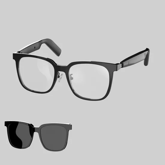 Ochelari inteligenți AX10 cu lentile magnetice, protecție vizuală și sunet premium