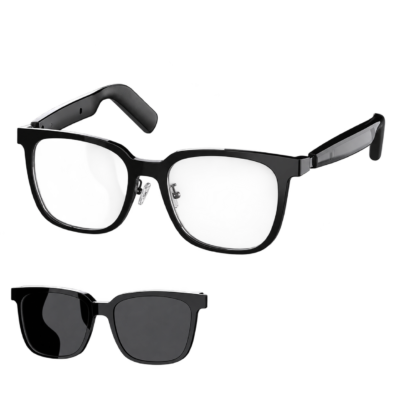 Ochelari inteligenți AX10 cu lentile magnetice, protecție vizuală și sunet premium