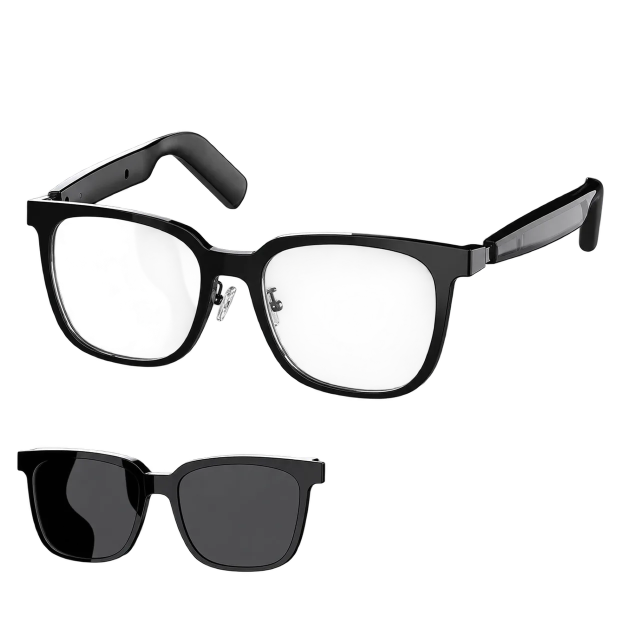 Ochelari inteligenți AX10 cu lentile magnetice, protecție vizuală și sunet premium