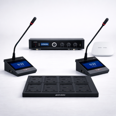 Sistem GONSIN pentru conferințe – pachet complet wireless