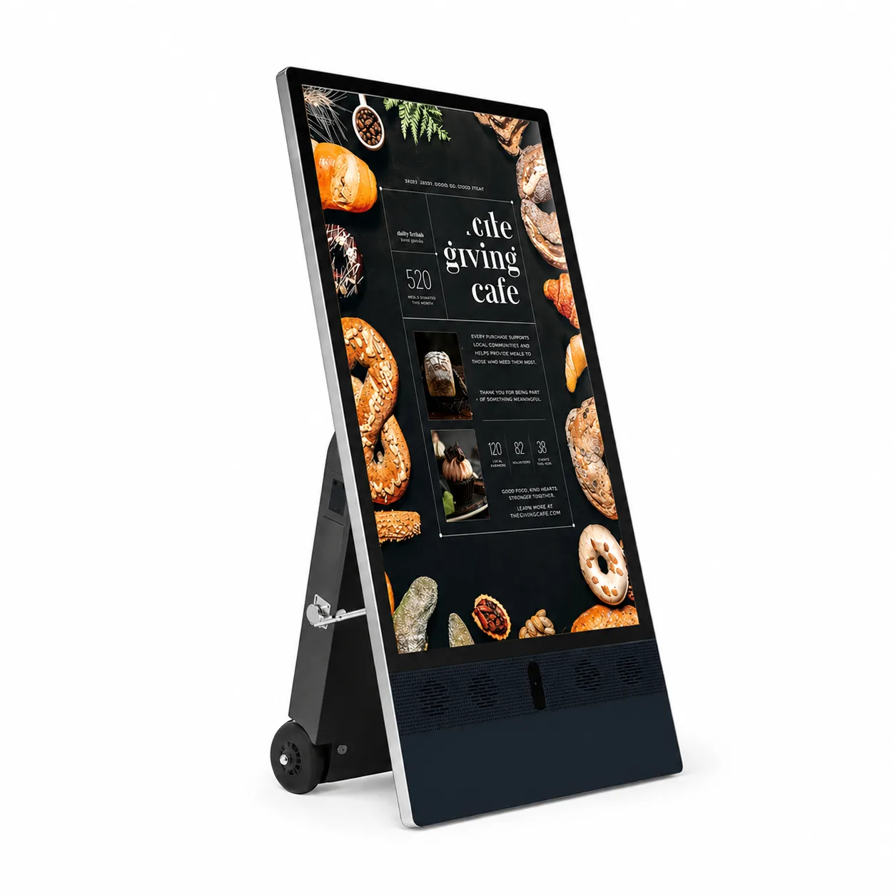 Chioșc Digital Exterior 43” – Ecran Publicitar Mare, Rezistent la Ploaie (IP65), Android, Non-Touch