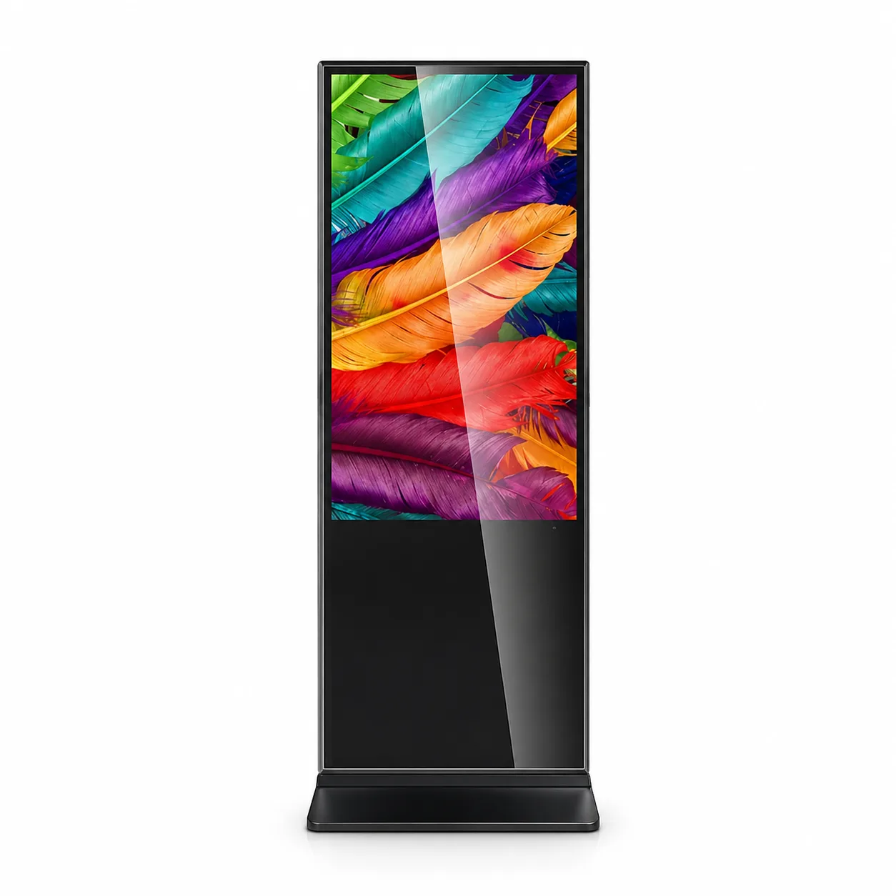 Chioșc digital interactiv 43” cu touchscreen – pentru publicitate și prezentări